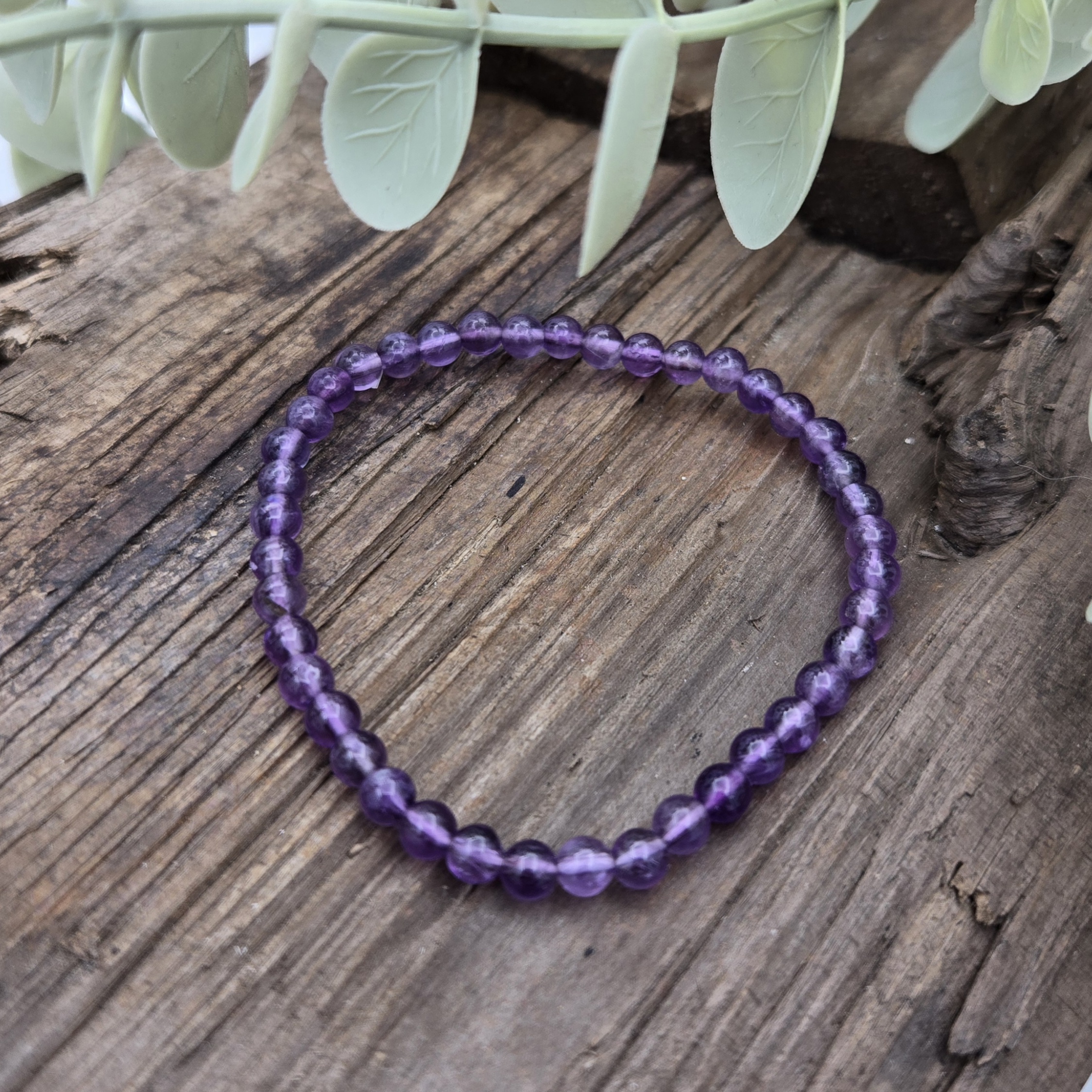Amethist Armband kraal 4 mm