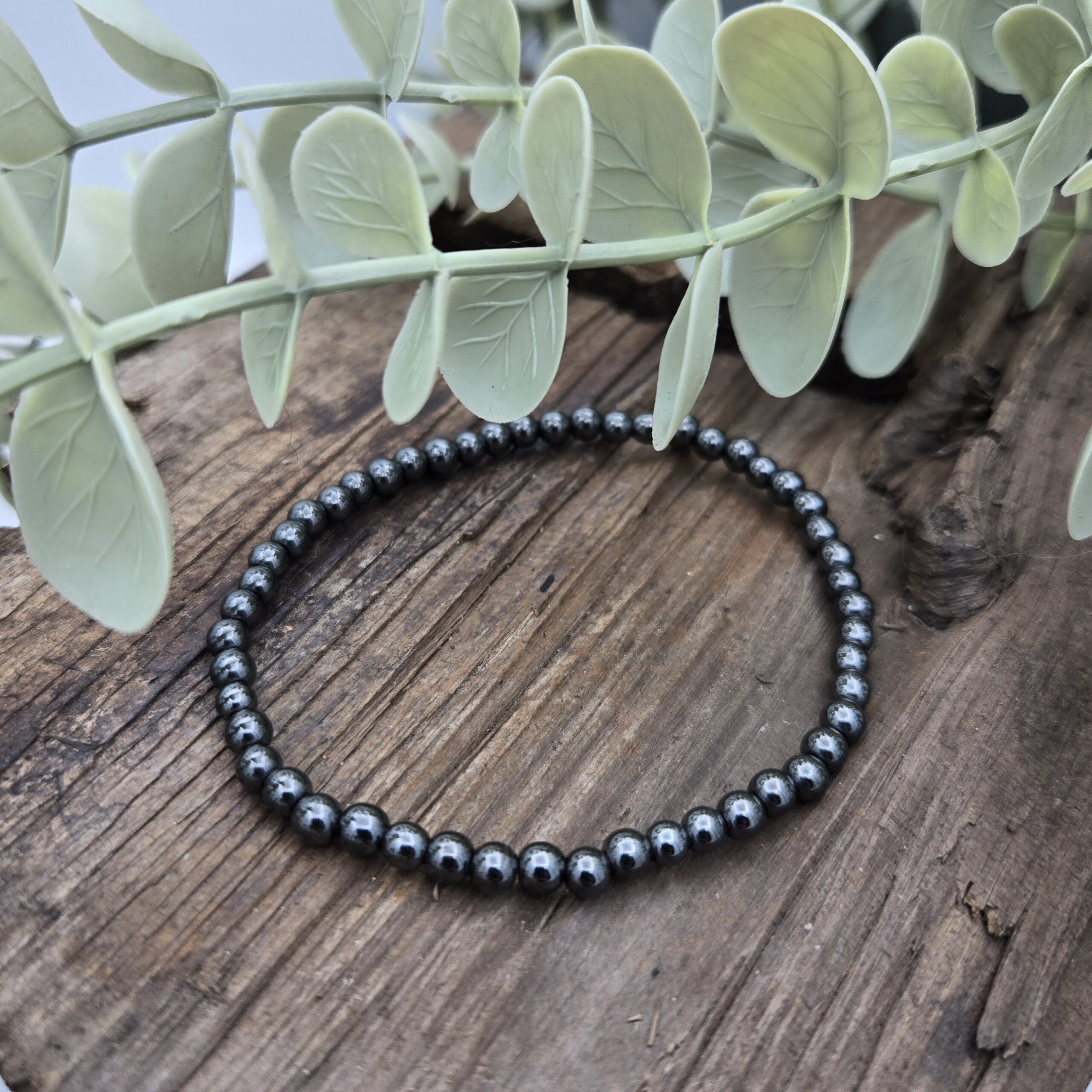 Hematiet Armband kraal 4 mm